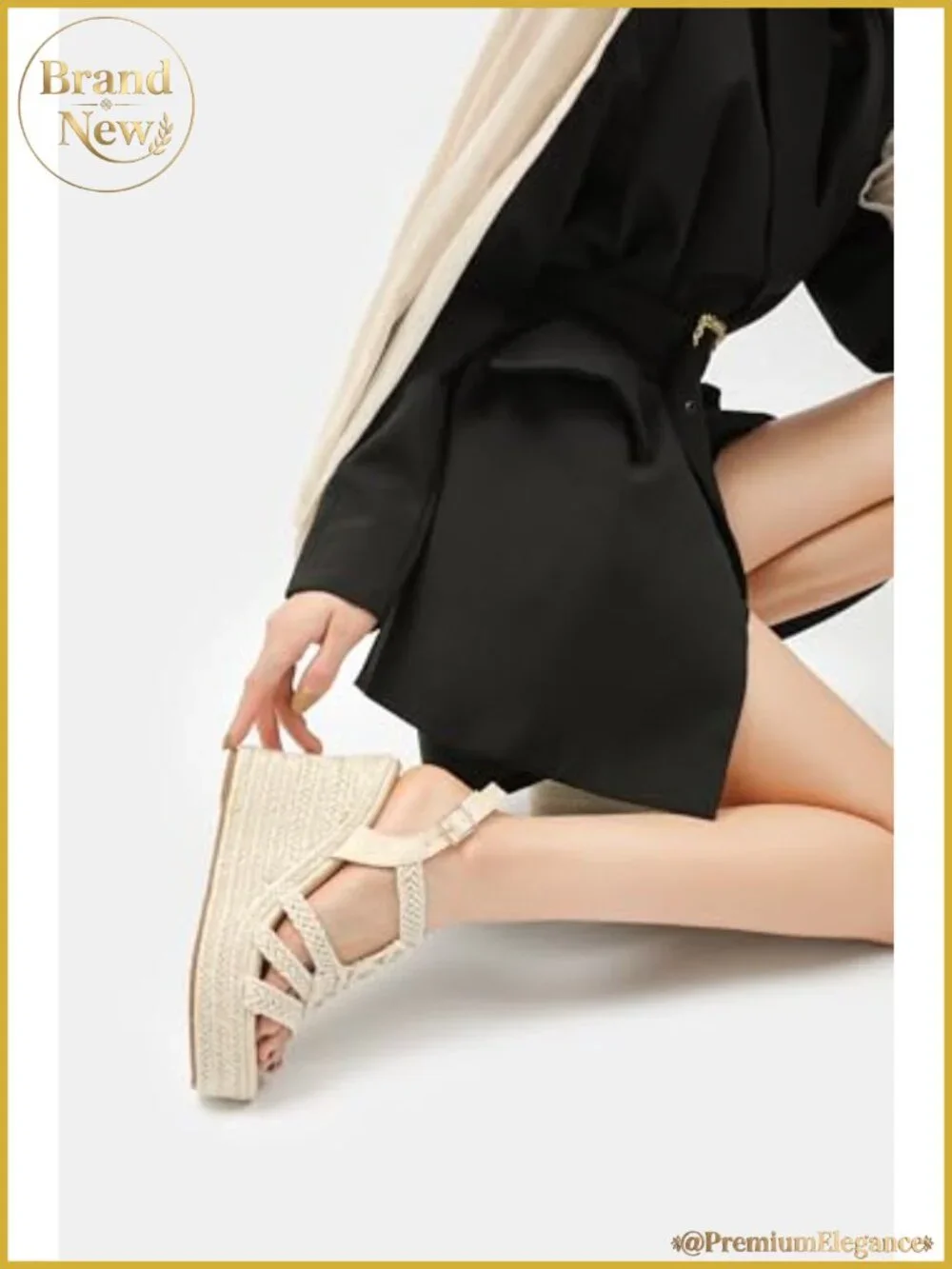 N/A espadrille wedge